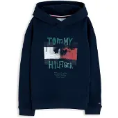 Tommy Hilfiger Sweatshirt navy / esmeralda / vermelho rubi / branco
