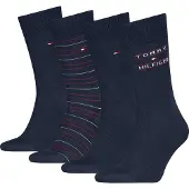 Tommy Hilfiger Underwear Meias navy / vermelho / branco