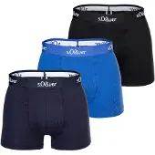 s.Oliver Boxers azul / marinho / cinzento claro / preto