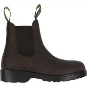 Bisgaard Bota 'Kim' chocolate / preto / branco
