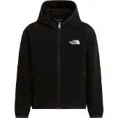 The North Face Casaco de velo funcional 'GLACIER' preto / branco