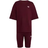 Adidas Originals Conjuntos 'CYCLING SHORTS TEE' vermelho vinho