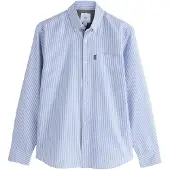 Next Camisa azul claro / branco