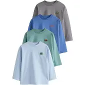 Next Camisola azul real / azul claro / pedra / jade