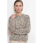 Rich & royal Pullover verde claro / laranja escuro / branco lã