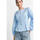 Rich & royal Blusa azul claro