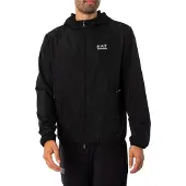 EA7 para homem. 8NPB22_PNGRZ Casaco moderno preto (XXL), Casual, Poliéster