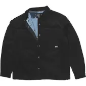Salty Crew - Camisas - Crux Overshirt Black para Homem - Tamanho XL - Preto