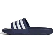 Adidas Sapato aberto 'ADILETTE' azul escuro / branco