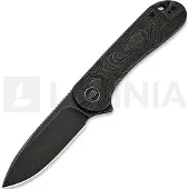We Knife Navalha Elementum, Black Titanium, Black Stonewash