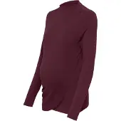 ONLY Maternity Camisa 'OLMLAMOUR' vermelho vinho