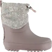 Wheat Bota de borracha 'Drizzle' creme / cinzento / rosa escurecido