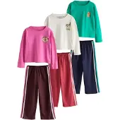 Next Pijama navy / verde / rosa / rosa escurecido / vermelho escuro / branco