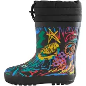Next Bota de borracha azure / amarelo escuro / cana / preto