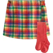 Next Saia amarelo / verde / roxo / vermelho