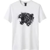 Antony Morato Camisa creme / cinzento escuro / preto
