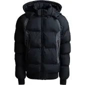 Zavetti Canada Casaco de inverno 'Benetto 2.0' cinzento escuro / preto