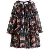 Next Vestido azul / mostarda / cor-de-rosa / preto