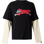 Ice Cream Camisa 'RUNNING DOG' vermelho / preto / branco