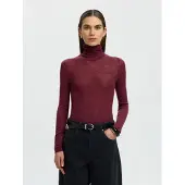 Selected Pullover 'SLWVENDY' carmesim