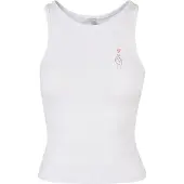 Urban Classics Top vermelho / preto / branco