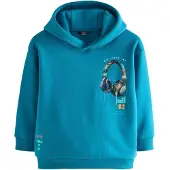 Next Sweatshirt turquesa / azure / laranja / preto