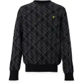 Lyle & Scott Pullover cinzento escuro / preto