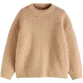 Next Pullover camelo / vermelho escuro