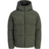 Jack & Jones Casaco de inverno 'JJGALAXY' verde escuro