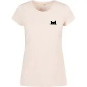 Urban Classics Camisa 'Cat' rosa pastel / preto