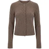 Topshop Casaco de malha 'SIA' castanho