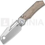 Bestech Navalha Nyrrdreki - Stonewash - Micarta, natural
