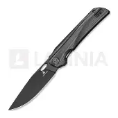 Bestechman Navalha Smuga - Black PVD - G10, preto