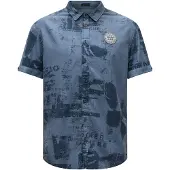 CAMP DAVID Camisa azul pombo / azul escuro