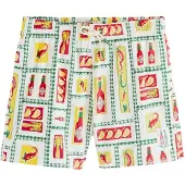 Next Calções de banho amarelo / verde / vermelho / branco