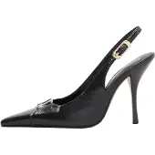 Lipsy Sapatos abertos atrás preto