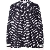 Emily van den Bergh Blusa navy / branco
