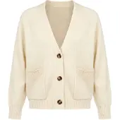 Imily Bela Casaco de malha creme