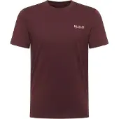 Mustang Camisa 'Austin' castanho escuro / laranja escuro / branco