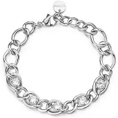 Brosway Bracciale Distintivo In Acciaio Con Zirconi Cubici Ribbon Bbn39 — Bracciale