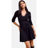 Friends Like These Vestido de malha preto