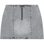 Armani Exchange para mulher. XW002920AF25768MB001 Minissaia jeans com design cruzado azul (44), Casual, Algodão, Denim