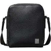 Calvin Klein Mala de ombro 'Emblem Hardware Zip-around' preto