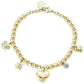 Brosway Pulseira banhada a ouro do sexto chakra BHKB168