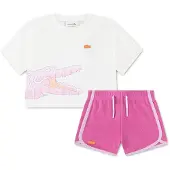 Lacoste Kids Conjunto De Manga Curta Terry