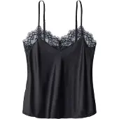 LASCANA Camisa de pijama preto