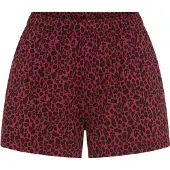 s.Oliver Calças de pijama bordeaux / preto