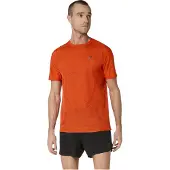 Asics Camisa funcionais 'METARUN' lagosta / preto