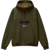Napapijri Sweatshirt 'BURGEE 2.0' azul / oliveira / vermelho escuro / preto