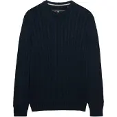 Superdry Suéter Cotton Cable Knit Crew